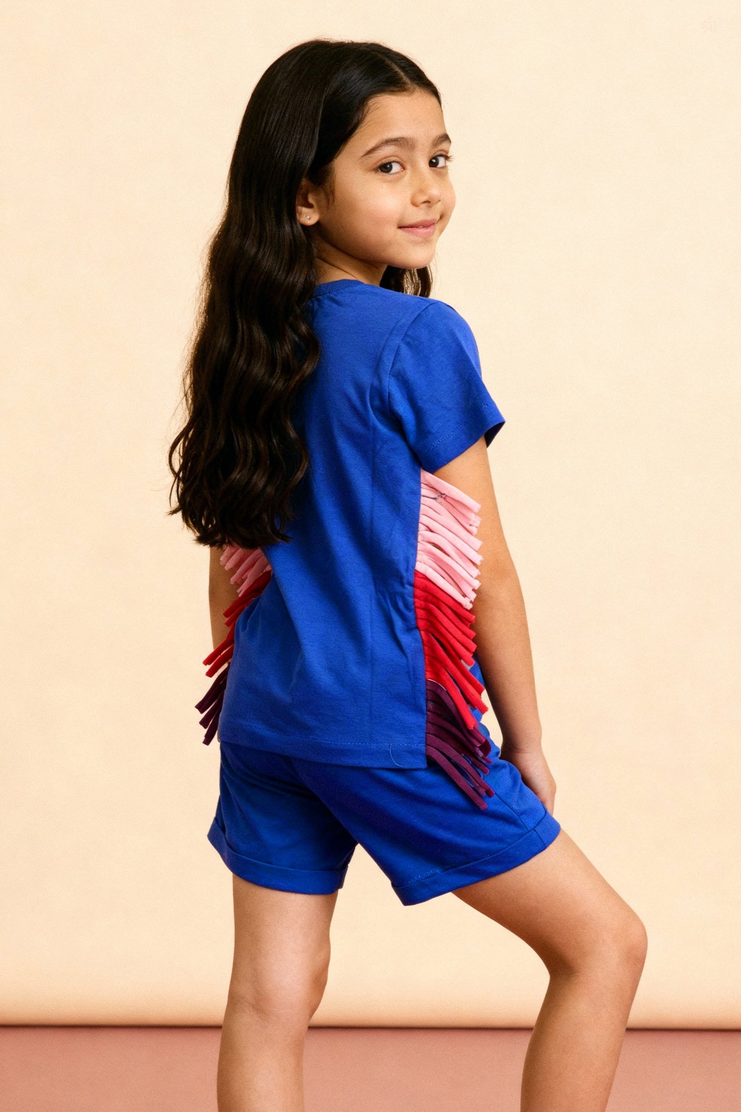 Girls Pure Cotton Unicorn Themed Co-ord Set