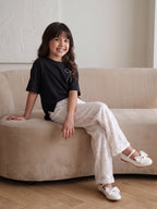 White Sequins Pants