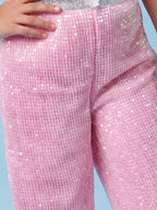 Pink Sequins Pants