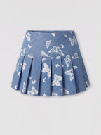 Denim Skirt - Butterfly