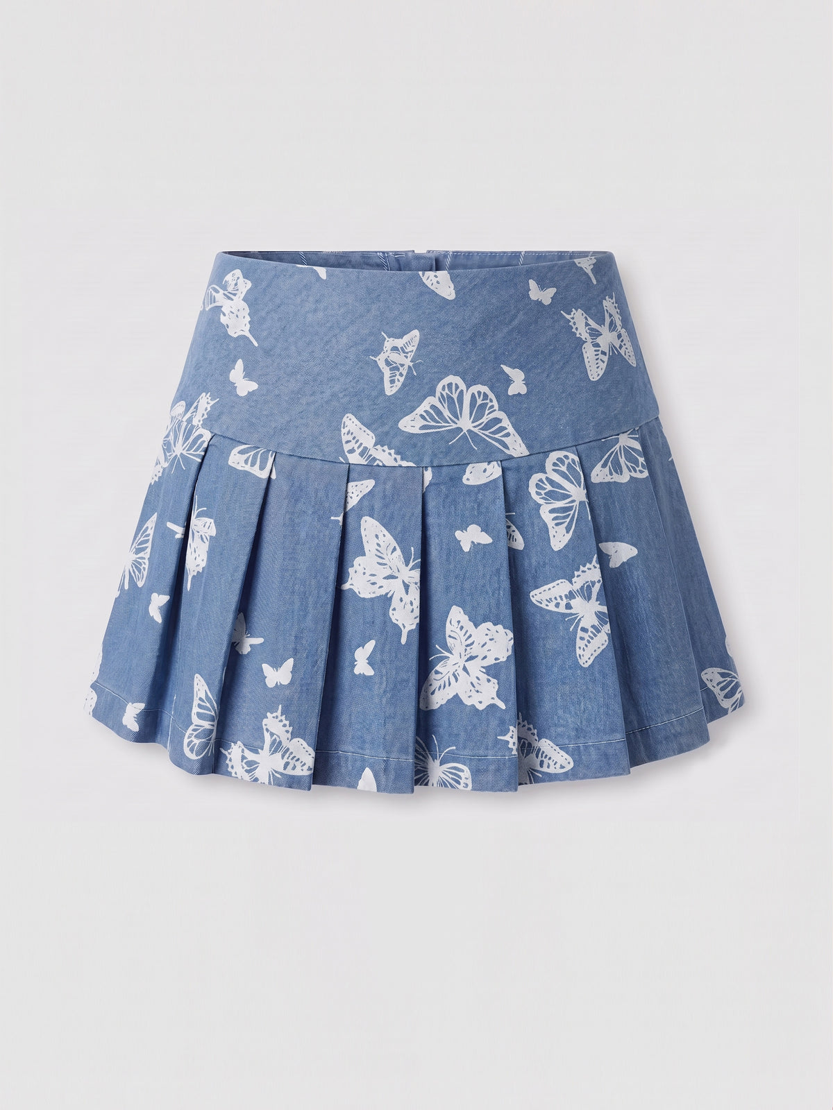 Denim Skirt - Butterfly