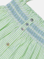 Summer Smocked Strap Dress in Pure Cotton