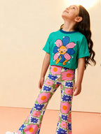 Daisy Themed Retro Casual Set