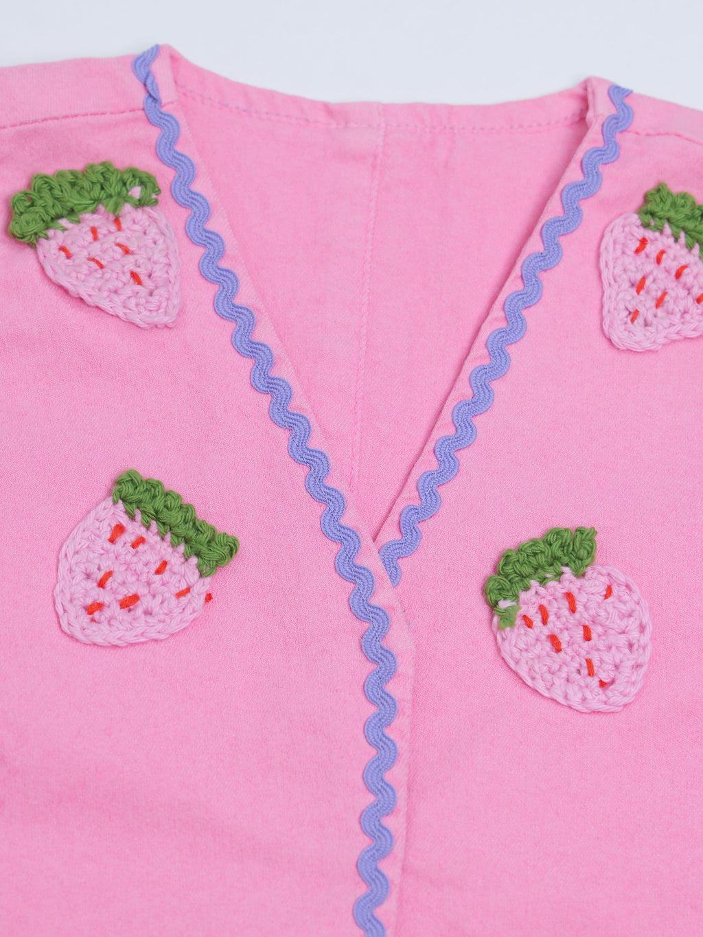 Pink Denim Summer Co-ord Set
