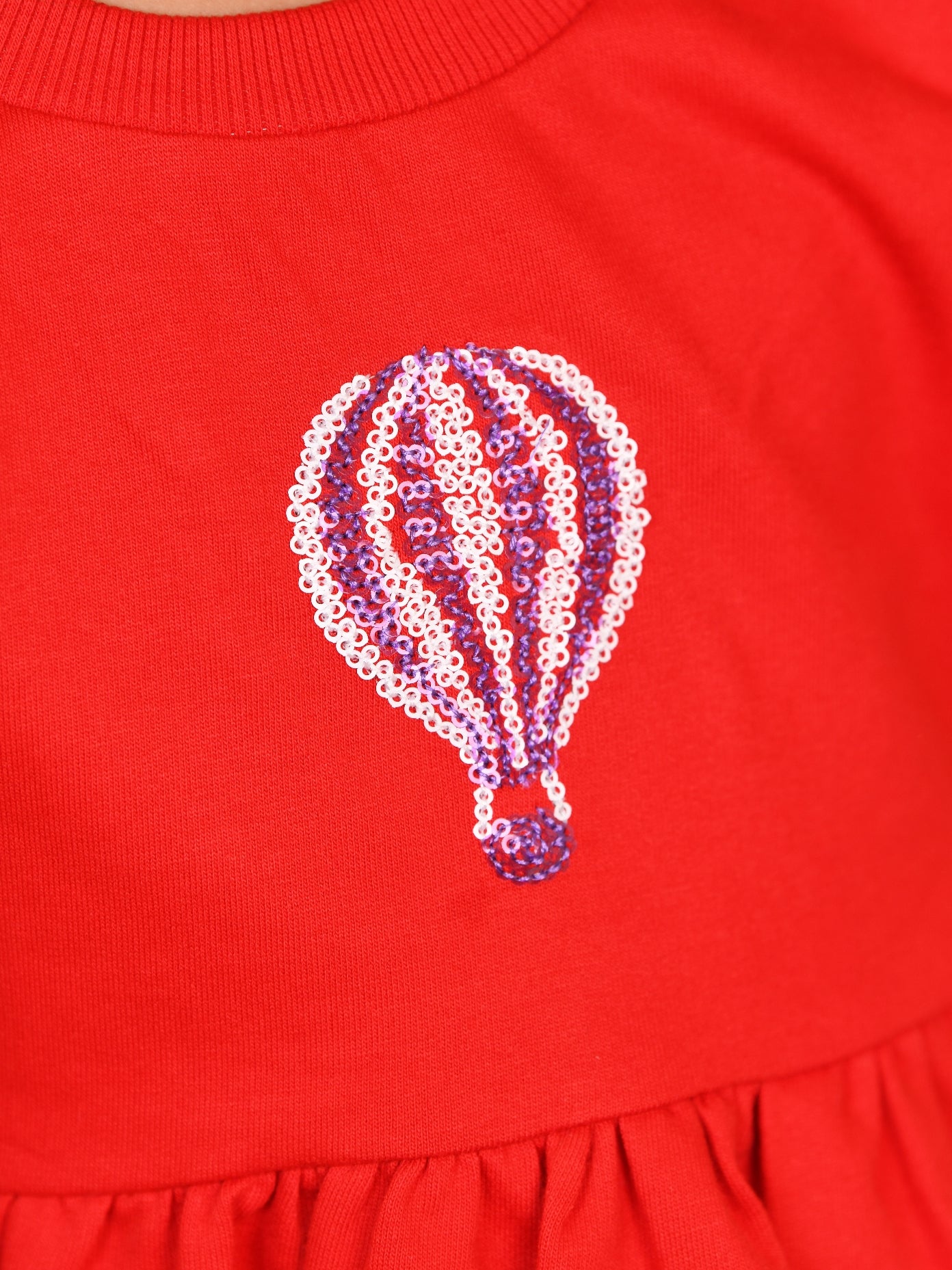 Red London Theme Dress