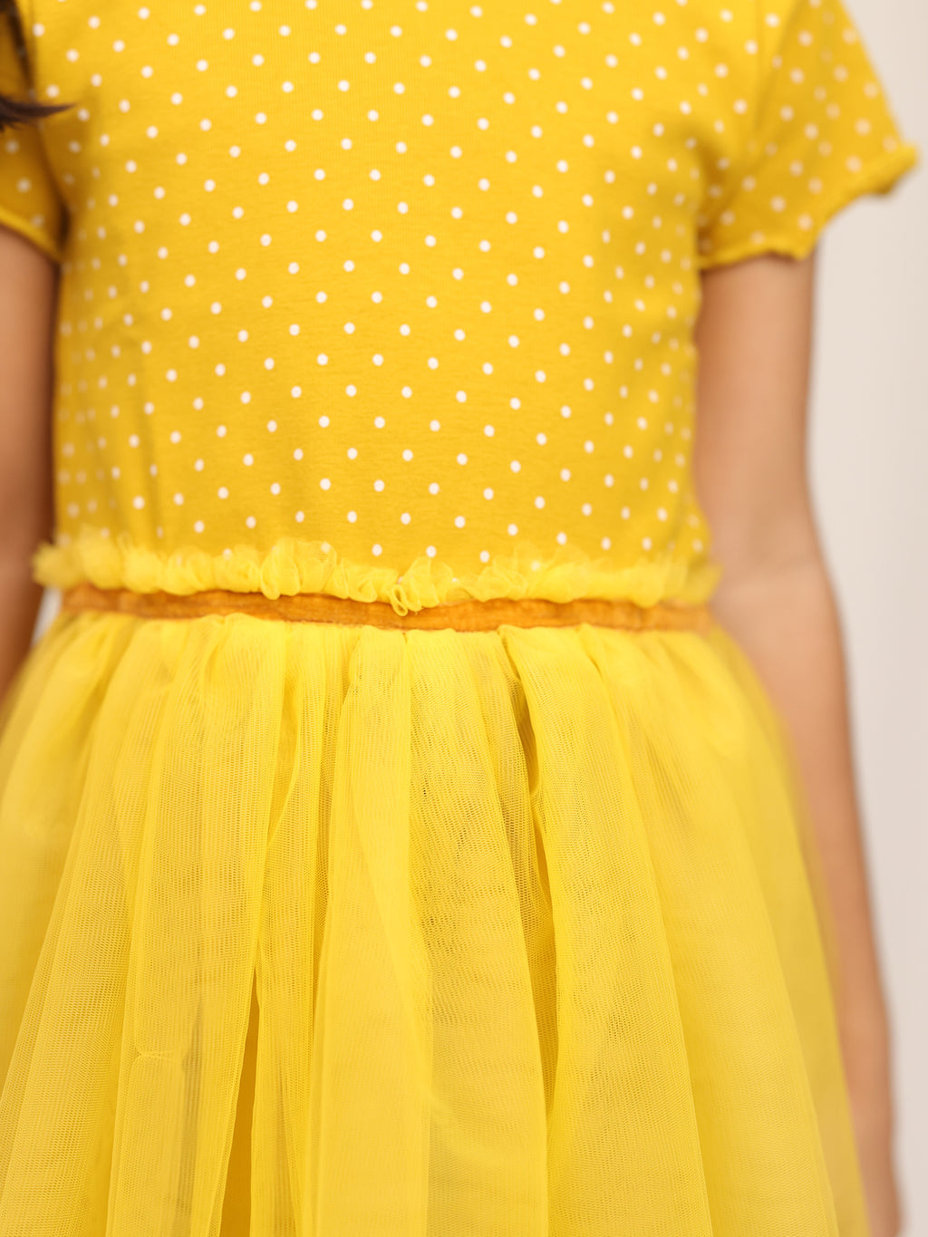 Little Carrot Casual Tulle Dress, , premium kids' wear for girls, size 4-5-years.