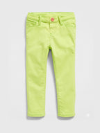 Neon Green Denim Pants