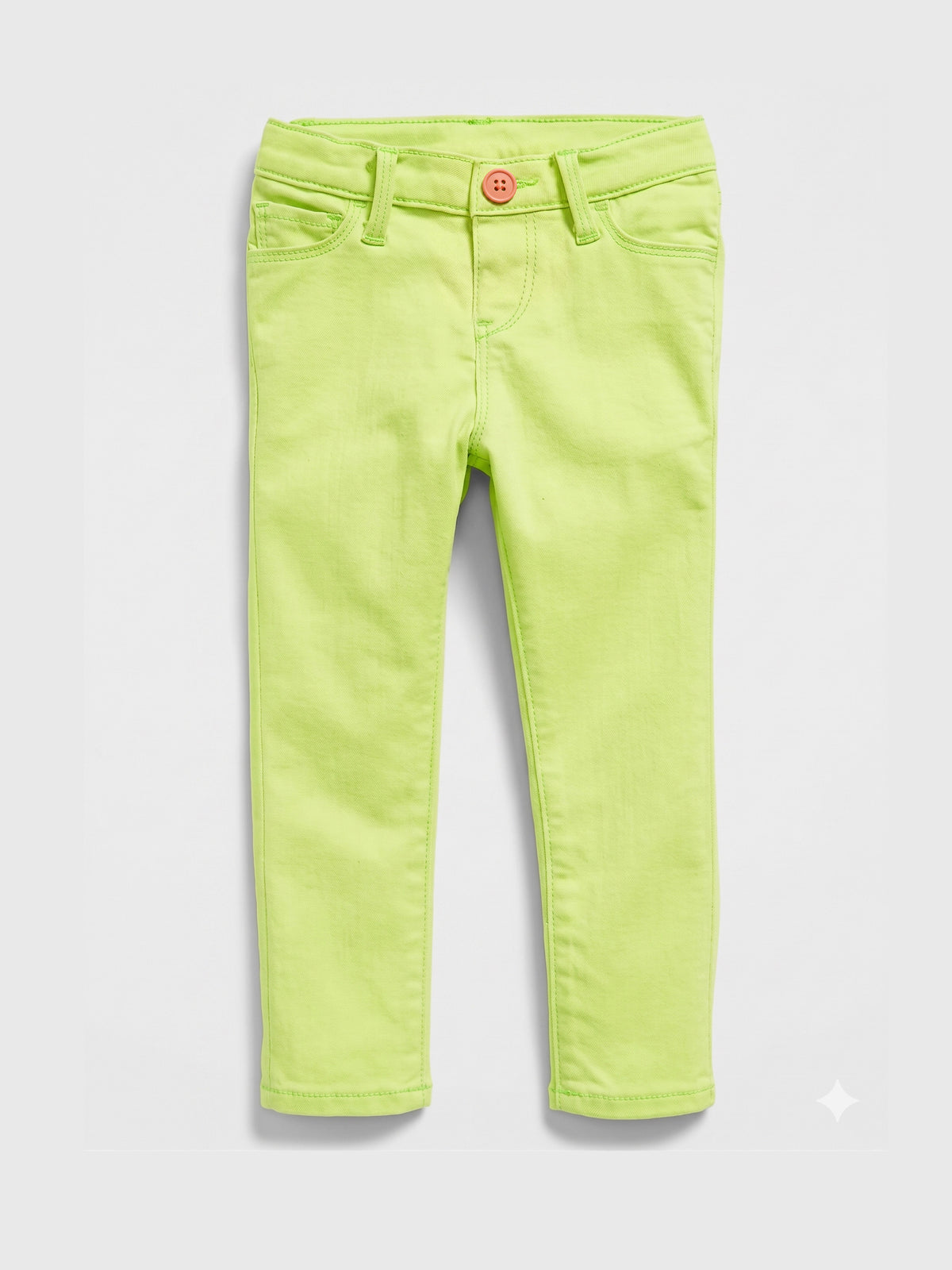 Neon Green Denim Pants
