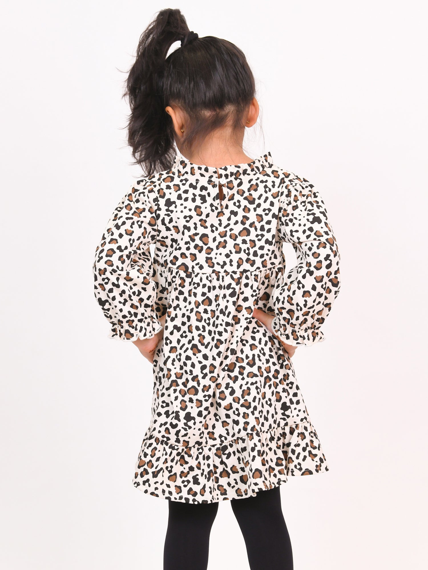Little Carrot Premium Flared Animal Printed Dress