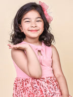 Little Carrot Sequin Embellished Rib Dress 1, , premium kids' wear for girls, size 5-6-years.