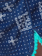 India Set - Mandala Art Denim Shorts and India Theme TShirt