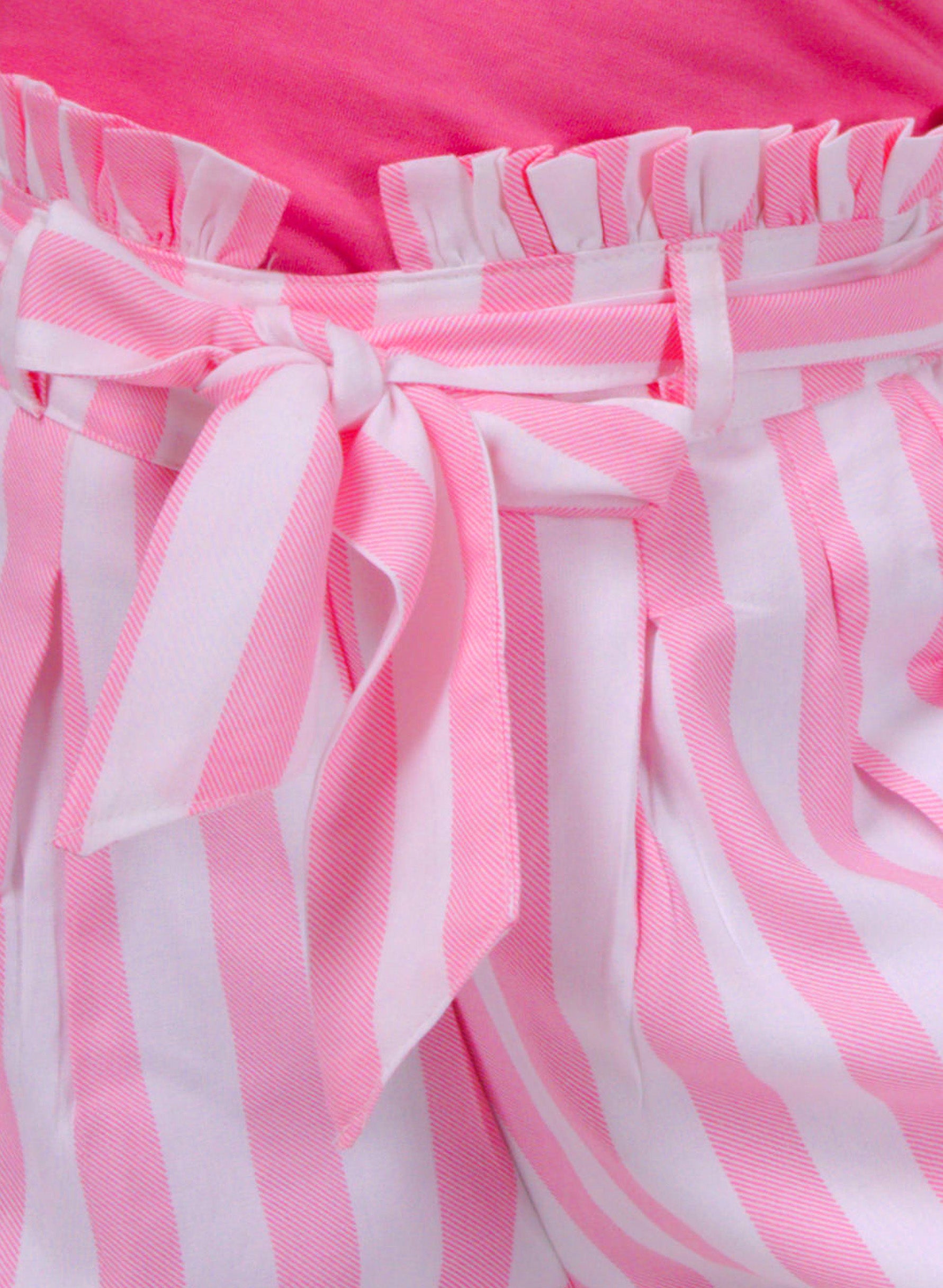 Little Carrot Soft Cotton Striped Culottes Copy, , premium kids' wear for girls, size 9-10-years.